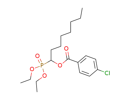 diethyl 1-(p-chlorobenzoyloxy)octylphosphonate
