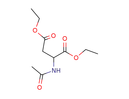 Molecular Structure of 1069-38-1 (diethyl 2-acetylaminobutanedioate)