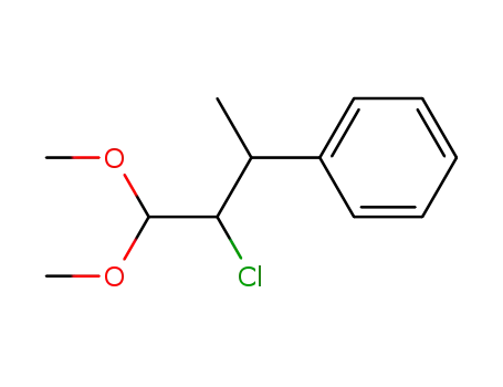 Molecular Structure of 142836-46-2 (2-chloro-3-phenylbutyraldehyde dimethyl acetal)