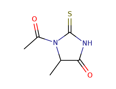 1-Acetyl-5-methyl-2-thioxo-4-imidazolidinone