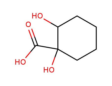 Cyclohexanecarboxylic acid, 1,2-dihydroxy- (9CI)