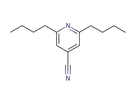 Molecular Structure of 72679-70-0 (2,6-di-n-butyl-4-cyanopyridine)