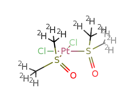 Molecular Structure of 154068-77-6 (cis-{PtCl<sub>2</sub>(d6-Me<sub>2</sub>SO)2})