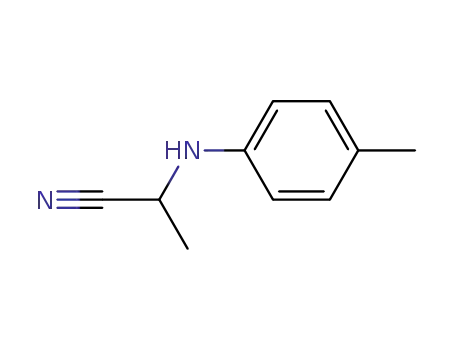 Molecular Structure of 28354-48-5 (<i>N</i>-<i>p</i>-tolyl-alanine nitrile)