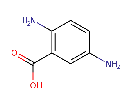 Molecular Structure of 610-74-2 (2,5-diaminobenzoic acid)