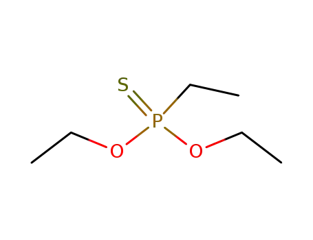 Molecular Structure of 2455-45-0 (O,O-diethyl ethylphosphonothioate)