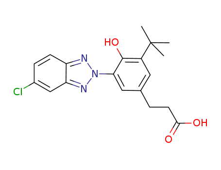 3-(5-Chloro-2H-benzotriazol-2-yl)-5-(1,1-dimethyl-ethyl)-4-hydroxybenzenepropanoic Acid