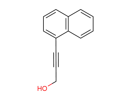 Molecular Structure of 16176-22-0 (3-(1-NAPHTHYL)-2-PROPYN-1-OL, 96%)