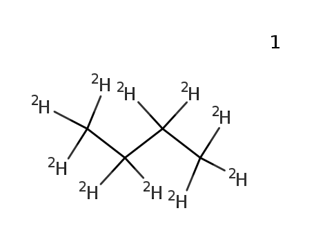 Molecular Structure of 7582-04-9 (BUTANE-D10)