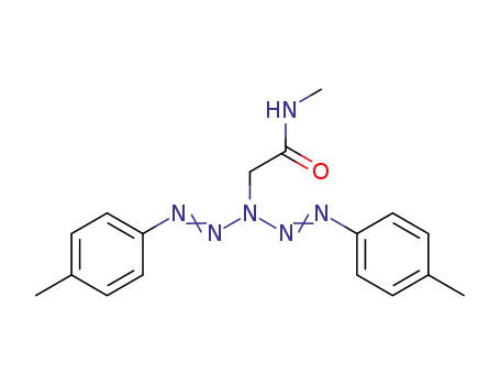 Molecular Structure of 130780-39-1 (N-bis(4-methylphenylazo)glycine methylamide)