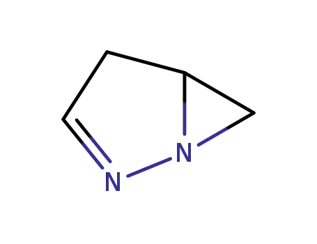 Molecular Structure of 81194-34-5 (1,2-Diazabicyclo[3.1.0]hex-2-ene)