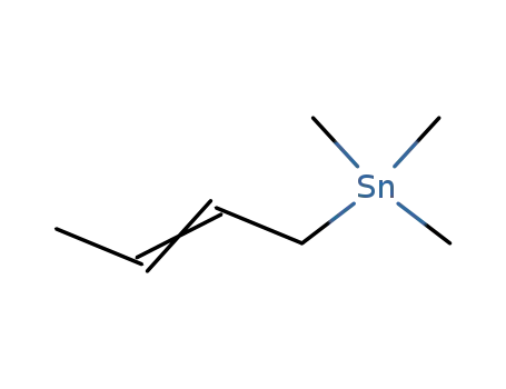 Molecular Structure of 37506-25-5 (Stannane, trimethyl(1-methyl-2-propenyl)-)