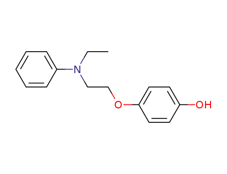 Molecular Structure of 1310012-54-4 (4-{2-[ethyl(phenyl)amino]ethoxy}phenol)