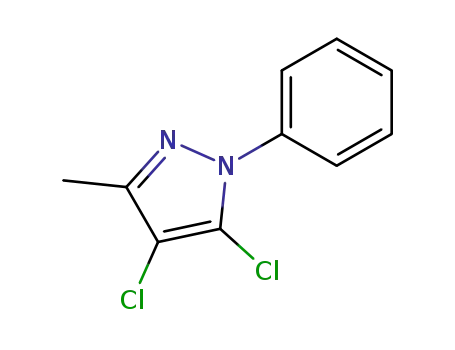Molecular Structure of 879567-81-4 (4,5-DICHLORO-3-METHYL-1-PHENYL-1H-PYRAZOLE)
