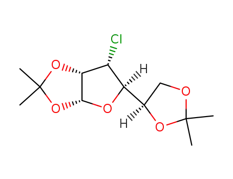 (3R)-3-chloro-3-deoxy-1,2:5,6-di-O-isoproplylidene-α-D-allofuranose