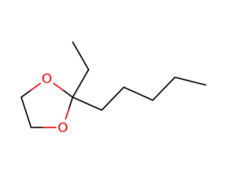 Molecular Structure of 26158-84-9 (1,3-Dioxolane, 2-ethyl-2-pentyl-)