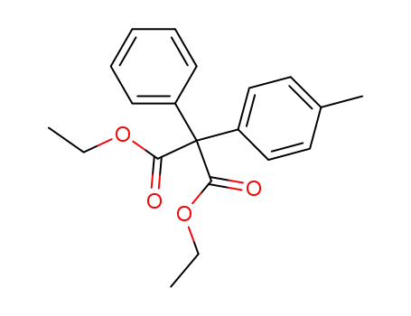 Molecular Structure of 108802-89-7 (phenyl-<i>p</i>-tolyl-malonic acid diethyl ester)