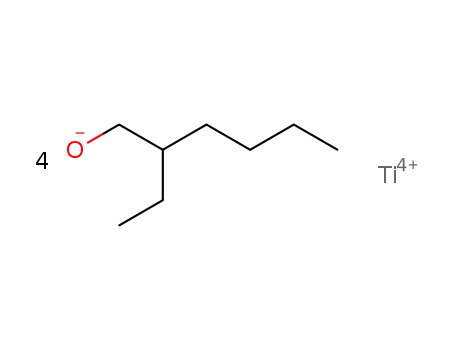 Molecular Structure of 1070-10-6 (Titanium ethylhexoxide)