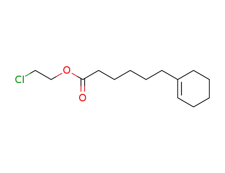 Molecular Structure of 22354-42-3 (6-(1-cyclohexenyl)caproic acid β-chloroethyl ester)
