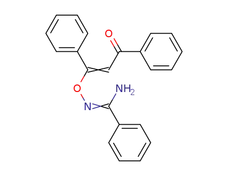 N'-((3-oxo-1,3-diphenylprop-1-en-1-yl)oxy)benzimidamide
