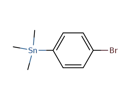 Molecular Structure of 937-11-1 (Trimethyl(p-bromophenyl)stannane)