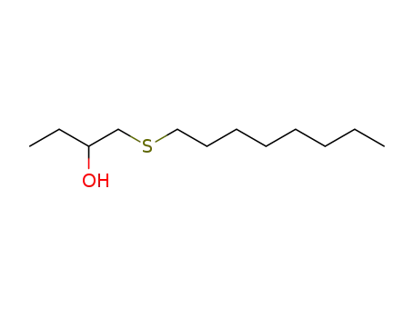 Molecular Structure of 100392-70-9 (2-hydroxybutyl n-octyl sulfide)