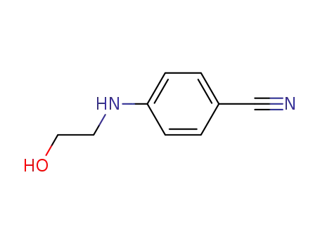 Molecular Structure of 98952-77-3 (Benzonitrile, 4-[(2-hydroxyethyl)amino]-)
