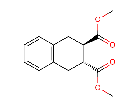 Molecular Structure of 59428-68-1 (2,3-Naphthalenedicarboxylic acid, 1,2,3,4-tetrahydro-, dimethyl ester,
trans-)