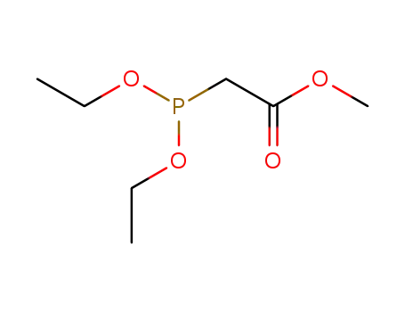 Molecular Structure of 688-44-8 (Acetic acid, (diethoxyphosphino)-, methyl ester)