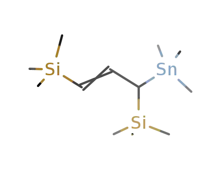 Molecular Structure of 473917-06-5 (Silane, [3-(trimethylstannyl)-1-propene-1,3-diyl]bis[trimethyl-)