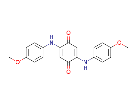 2,5-Cyclohexadiene-1,4-dione,2,5-bis[(4-methoxyphenyl)amino]- cas  24605-58-1