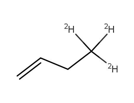 Molecular Structure of 23086-03-5 (1-BUTENE-4,4,4-D3)