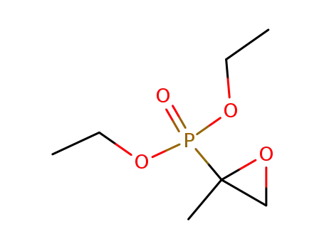 Molecular Structure of 1445-84-7 (diethyl (2-methyloxiran-2-yl)phosphonate)