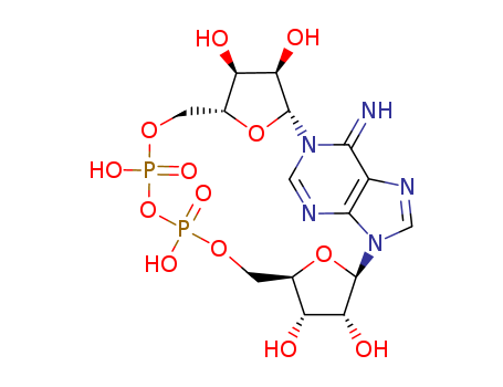 Adenosine5'-(trihydrogendiphosphate),1-b-D-ribofuranosyl-,intramol.P',5''-ester