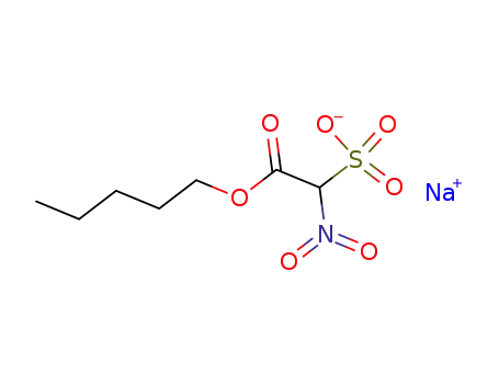 Molecular Structure of 121099-26-1 (Sodium; nitro-pentyloxycarbonyl-methanesulfonate)