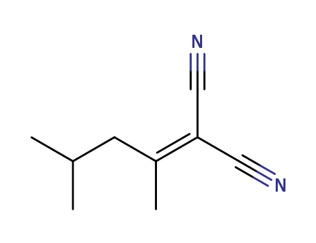 2-(4-methylpentan-2-ylidene)propanedinitrile cas  13134-11-7