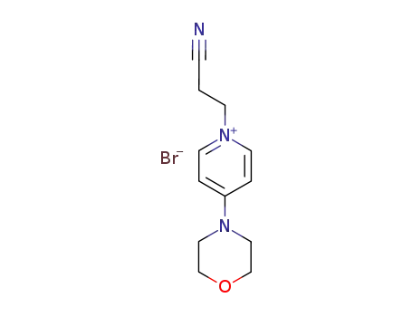 Molecular Structure of 130671-17-9 (1-(2-Cyano-ethyl)-4-morpholin-4-yl-pyridinium; bromide)