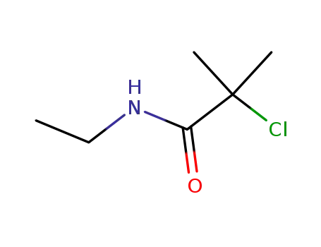 Molecular Structure of 856812-33-4 (α-chloro-isobutyric acid ethylamide)