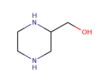 Molecular Structure of 28795-50-8 (2-Piperazinemethanol)