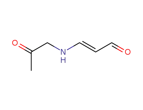 Molecular Structure of 94393-90-5 (2-Propenal, 3-[(2-oxopropyl)amino]-, (E)- (9CI))
