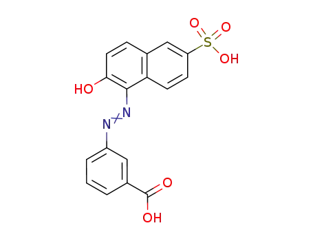 3-(2-hydroxy-6-sulfo-[1]naphthylazo)-benzoic acid
