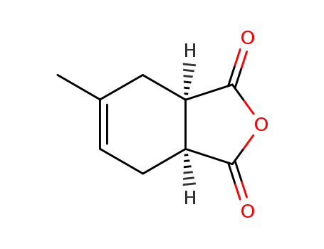 Molecular Structure of 1694-82-2 (cis-1,2,3,6-tetrahydro-4-methylphthalic anhydride)
