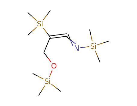 Molecular Structure of 104724-76-7 (C-trimethylsiloxymethyl-C,N-bis(trimethylsilyl)ketimine)