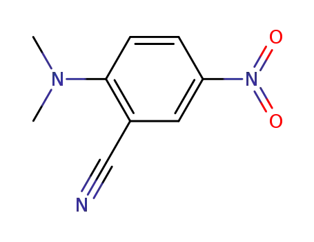 Molecular Structure of 17417-10-6 (2-cyano-4-nitro-N,N-dimethylaniline)