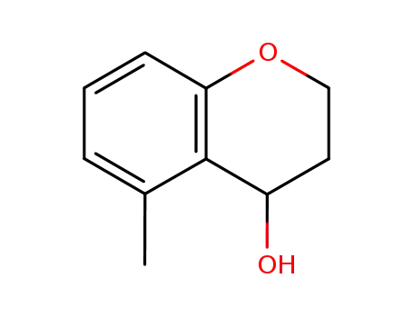 Molecular Structure of 197908-31-9 (5-Methyl-3,4-dihydro-2H-chroMen-4-ol)