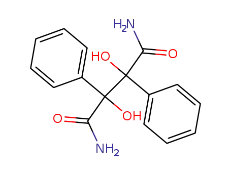 Molecular Structure of 860223-18-3 (2,3-dihydroxy-2,3-diphenyl-succinic acid diamide)