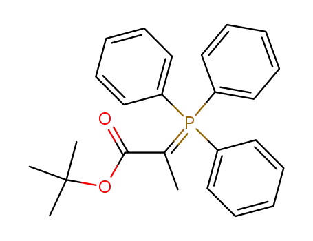 Molecular Structure of 56904-86-0 (tert-butyl 2-(triphenylphosphoranylidene)propionate)
