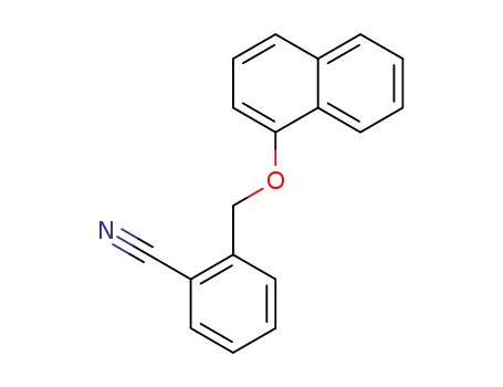 Molecular Structure of 1004489-90-0 (2-(1-naphthoxymethyl)benzonitrile)