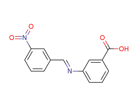 Molecular Structure of 102062-07-7 (3-(3-nitro-benzylidenamino)-benzoic acid)