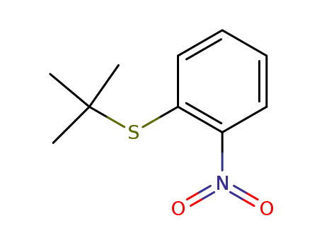 o-nitrophenyl tert-butyl sulfide